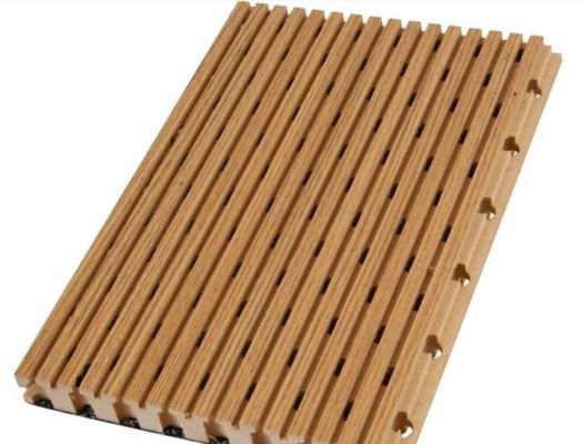 Panneaux acoustiques en bois préfabriqués modernes