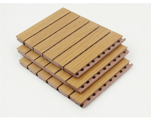 E1 Absorption acoustique du son Panneau mural en bois pour la décoration de théâtre et de gymnase