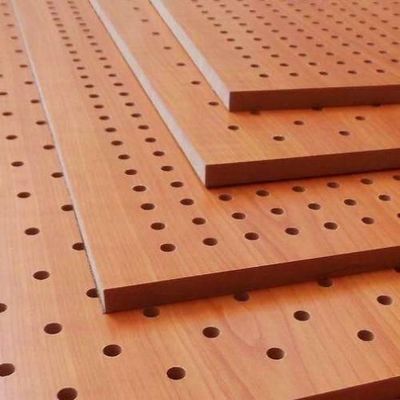 600*600 Remplacer le service après-vente OEM Panneau mural acoustique en bois pour le matériel de décoration