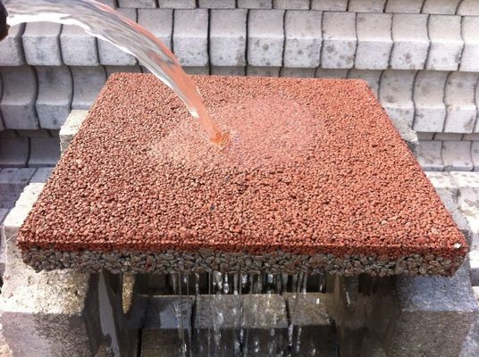 Carreaux de sol qui résistent à l'épreuve du temps avec des pavés en blocs perméables répétés