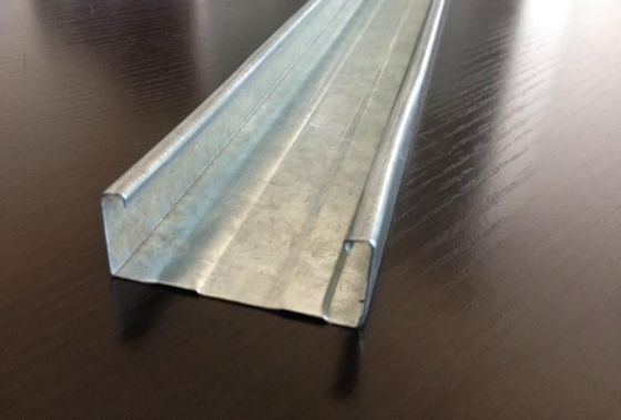 Quille en acier galvanisé pour le canal lumineux de construction 50*35/70*35/73*36 mm Hauteur 25 mm