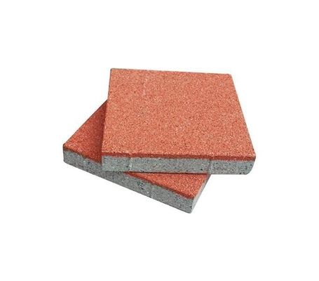 Brick de pavage en porcelaine rouge 100 mm * 25 mm Taille pour le patio Anti-Slip 65-85 Bpn