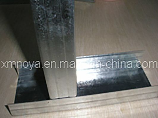 52 mm/72 mm/75 mm/100 mm/148 mm bâtiment de bureaux en acier léger U-canal pour cloisons murales