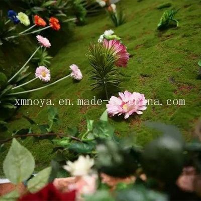 Des murs décoratifs en mousse d'herbe verte artificielle personnalisés pour votre entreprise d'aménagement paysager