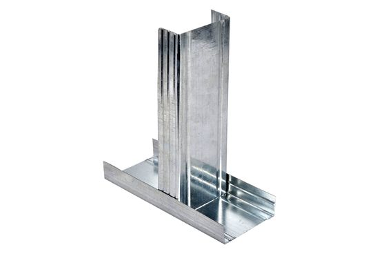 3000 mm de longueur standard L-type profil galvanisé de paroi sèche métal acier C canal de plafond
