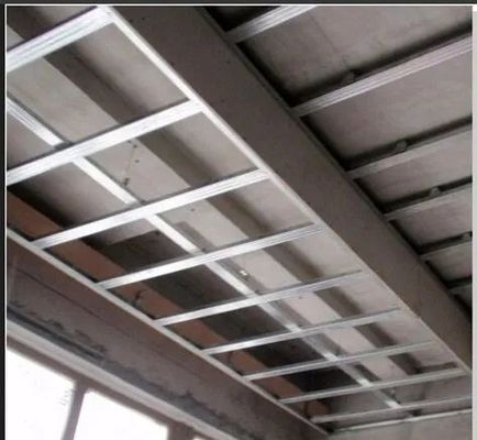 3000 mm de longueur standard L-type profil galvanisé de paroi sèche métal acier C canal de plafond