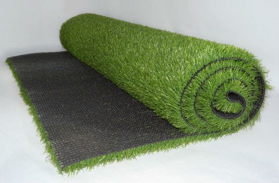 Carpet vert synthétique en forme de fil courbé de classe internationale pour intérieur et extérieur