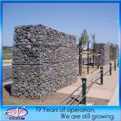 Maillage en acier inoxydable hexagonal en gabion avec grille de dimensionnement de 100*120 mm