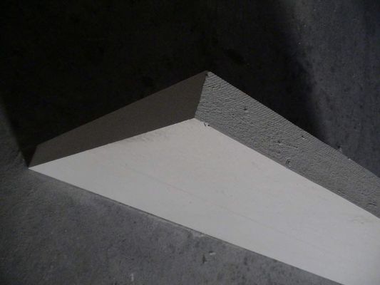 Pipe en silicate de calcium Isolation thermique Matériaux de construction 220 kg/m3 Blanc