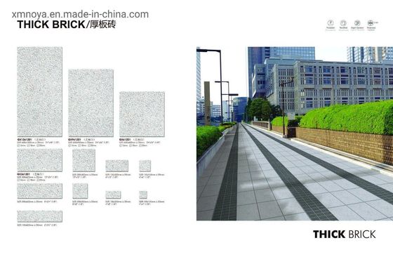 Carreaux en céramique grise en forme de pierre pour une utilisation durable
