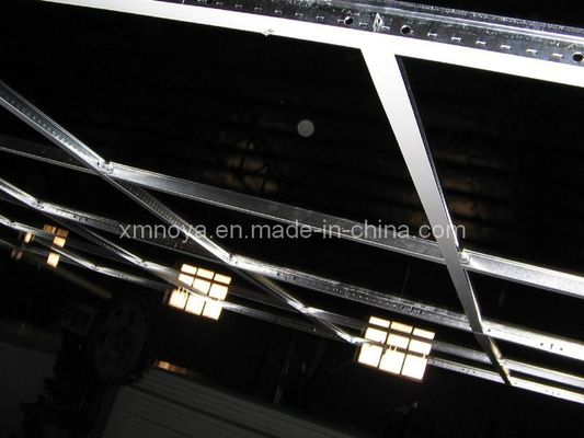 Grille en acier suspendu de plafond en T-Bar hautement durable avec longueur standard SGS 3000 mm