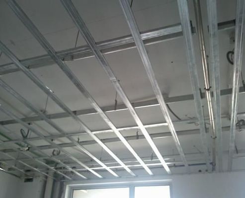 T-Bar pour le système de suspension / structure de bouillonnage épaisseur de 0,40 à 1,0 mm D50 personnalisable