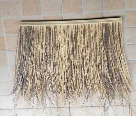 Teinture de tuiles de paille plates naturel 100% Simulation de vrai toit de paille