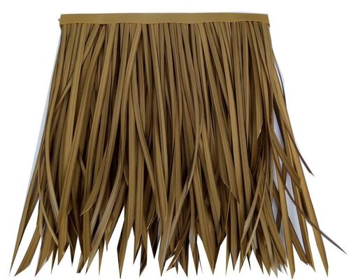 Éco-friendly 100% réaliste HDPE PVC toiture en paille artificielle