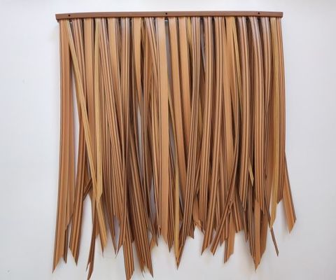 Éco-friendly 100% réaliste HDPE PVC toiture en paille artificielle