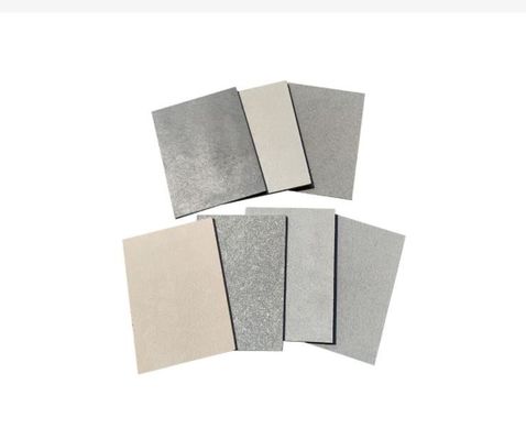 Plaques de ciment en fibre revêtement panneaux de revêtement extérieur gris bâtiment imperméable à l'eau Plaque de silicate de calcium Plaques de silicate de calcium