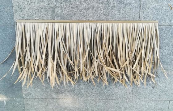 Toiture de paille artificielle sèche personnalisée en paille de palmier synthétique