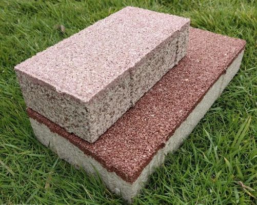 Briques en céramique extérieure perméables à l'eau Pour la décoration du jardin Briques en céramique durables perméables