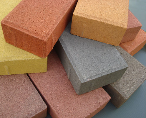 Briques en céramique extérieure perméables à l'eau Pour la décoration du jardin Briques en céramique durables perméables