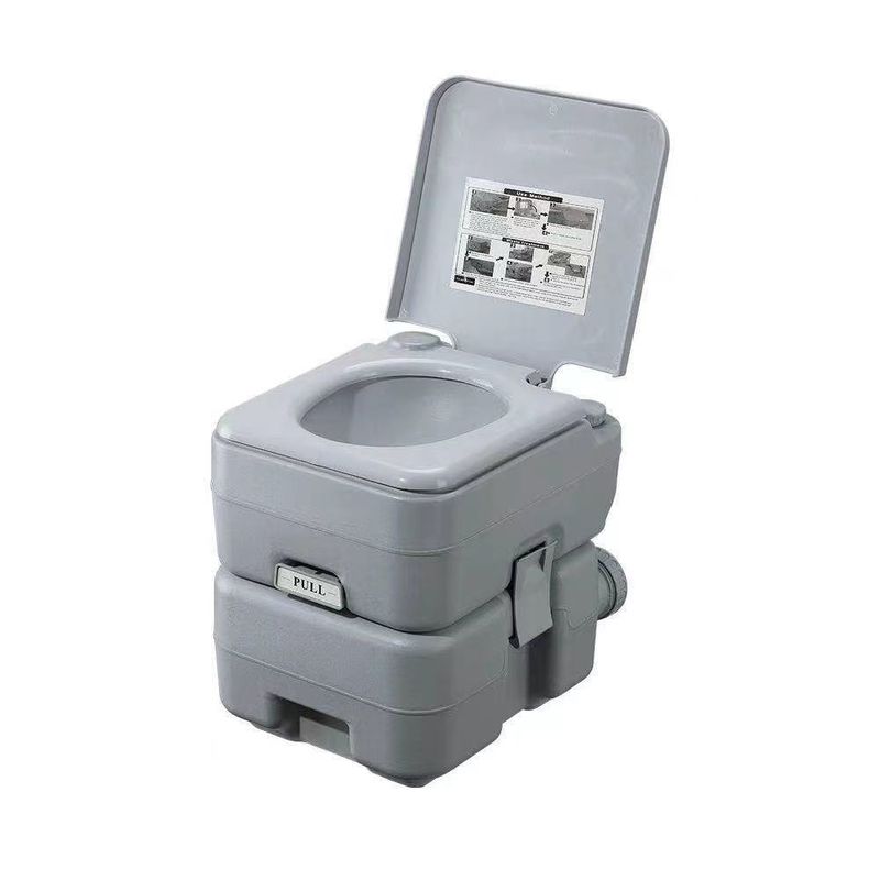 Toilette porteuse en forme de bol de taille adulte carrée pour le matériel recyclé extérieur