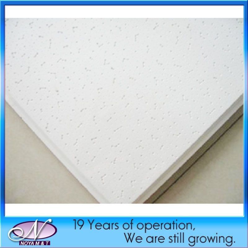 7-9 mm d'épaisseur Plaque de gypse blanche avec PVC/plaque de plâtre 1212*603mm ou 1195*595mm