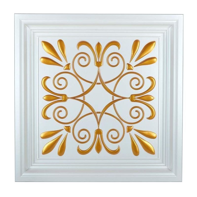 Panneau SMC 3D résistant à l'eau et acoustique absorbant le son pour revêtement mural 460 mm*460 mm Taille