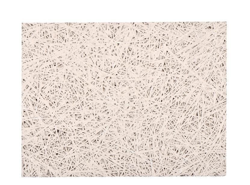 Plaque de ciment de laine de bois en fibres acoustiques de couleur carré pour les solutions d'isolation acoustique