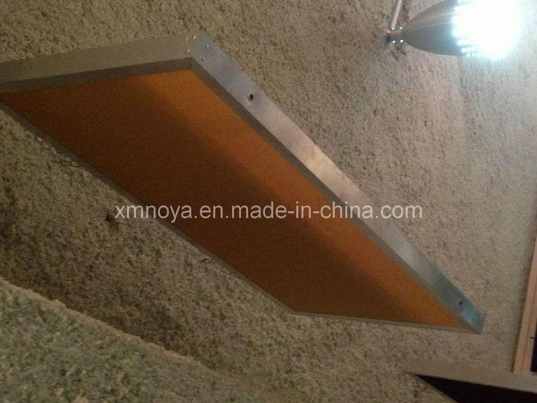 Tableau de plafond de décoration acoustique en tissu en blanc pour la réfractabilité 200-450°C