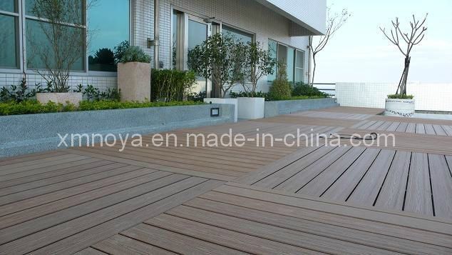 Décoration de sol en WPC composite en bois plastique pour jardin extérieur avec installation rapide