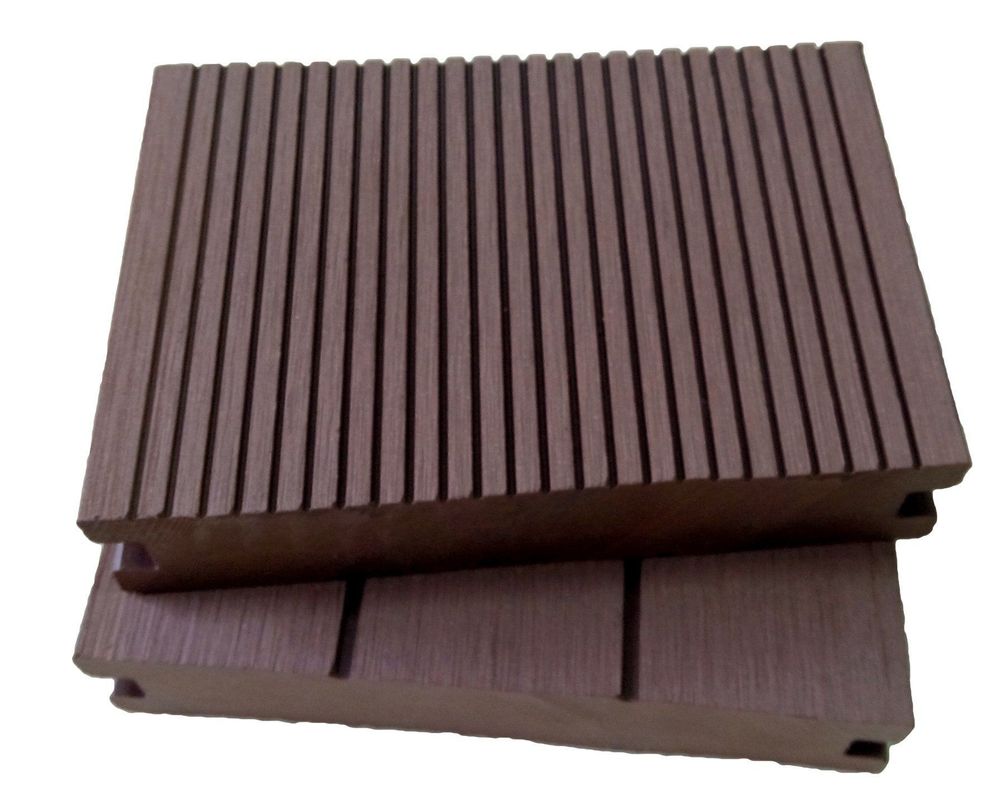 Plancher en WPC vert à grain de bois, revêtement de sol composite en plastique synthétique / bois 90 mm*40 mm
