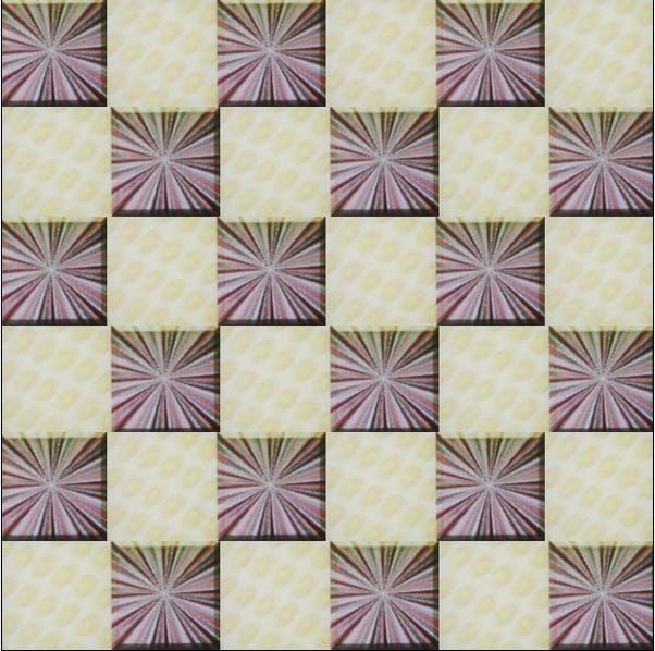 Panneau 3D en plastique coloré pour la décoration des murs et des plafonds de 500*1000*3,0 mm