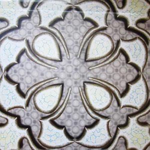 Plafond / panneau mural en plastique 3D imperméable à l'eau pour la décoration intérieure Taille 500 mm * 500 mm