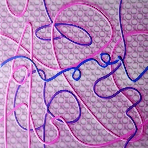500mmx500mm Panneau 3D en PVC coloré pour la décoration murale