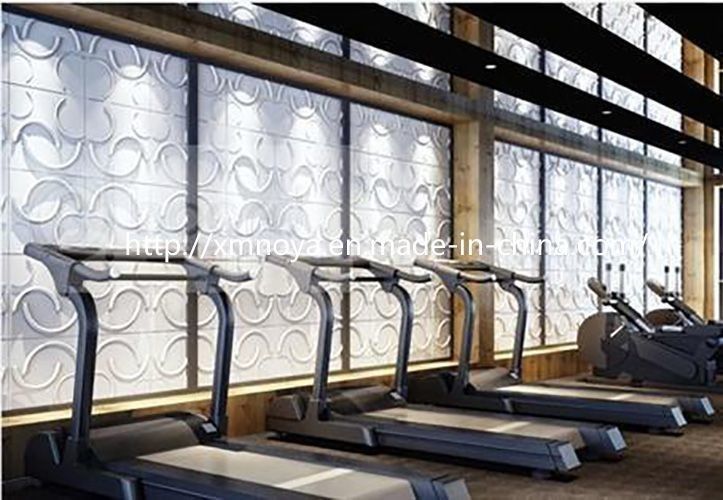 Panneau 3D pour l'isolation acoustique dans la décoration murale personnalisée du gymnase