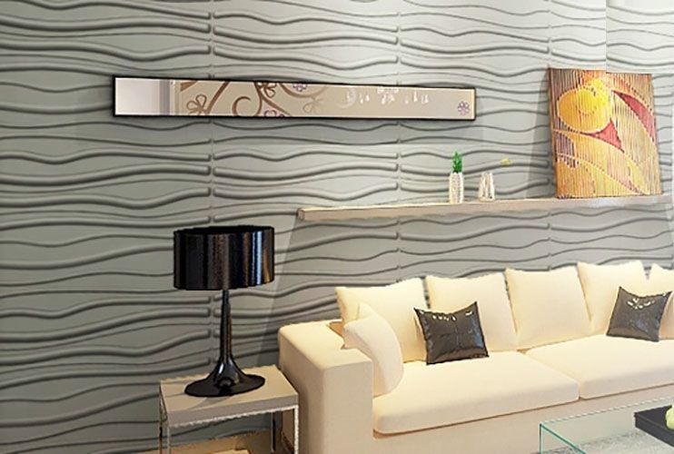 Panneau mural 3D à bord carré d'absorption sonore acoustique de rainure Panneaux en bois pour la décoration intérieure