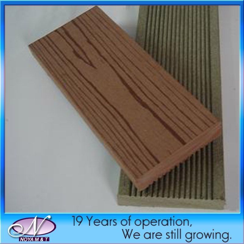 NY90X19 Plancher extérieur en bois plastique composite en WPC écologique avec 45% HDPE