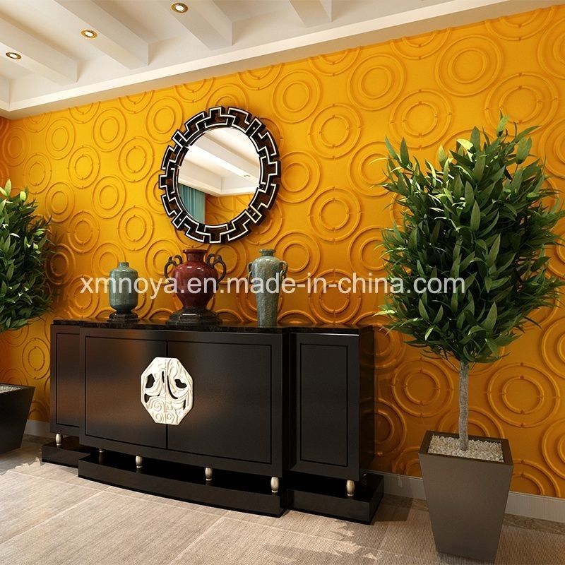 Panneau murale décoratif moderne acoustique ignifuge pour espaces intérieurs et hôtel