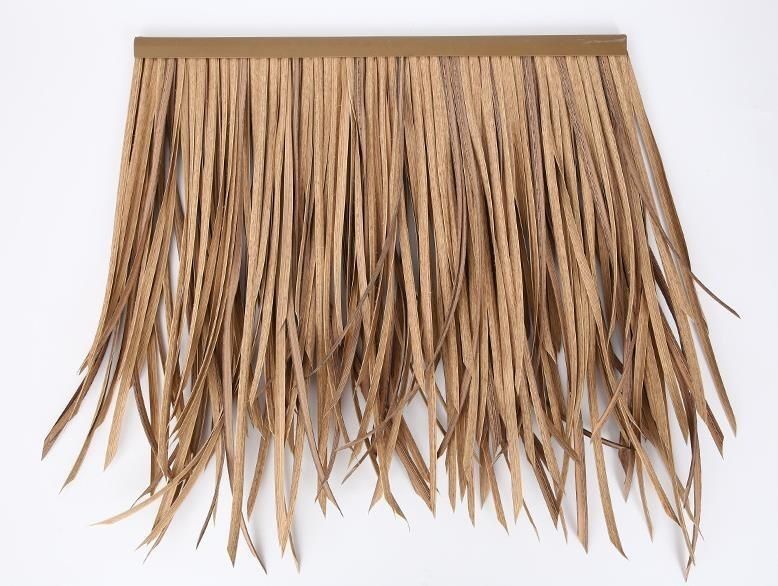 Matériau de toiture de chaume de 45*50cm et 30*45cm pour toiture de simulation synthétique artificielle