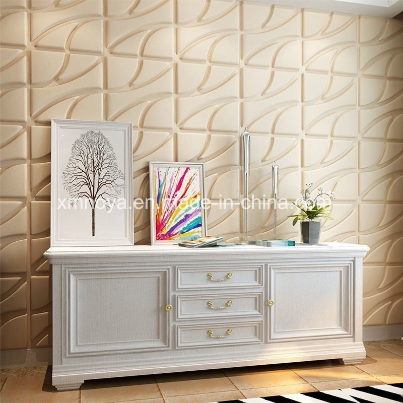 Décoration de murs intérieurs Isolation acoustique texturée Panneaux 3D Matériaux 915*1830*8mm
