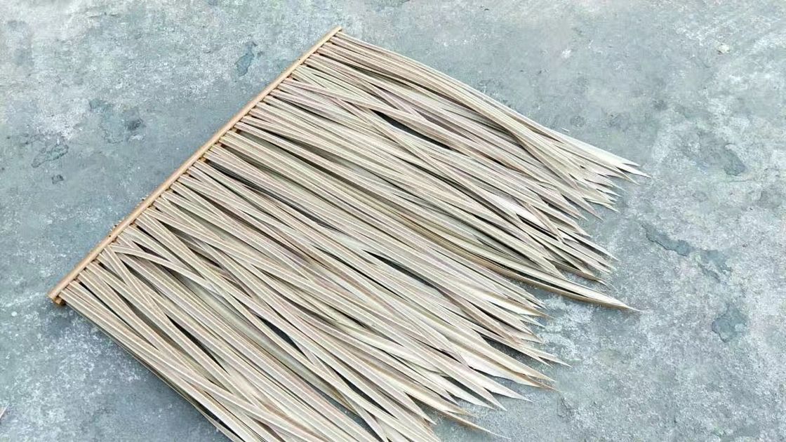Carreaux de toiture en chaume artificiel ignifuge avec taille personnalisée 45*50cm et 100*60cm