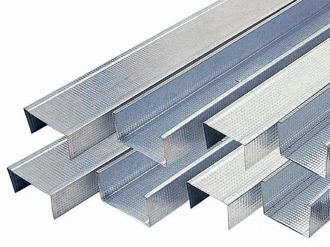 Quille en acier galvanisé pour le canal lumineux de construction 50*35/70*35/73*36 mm Hauteur 25 mm