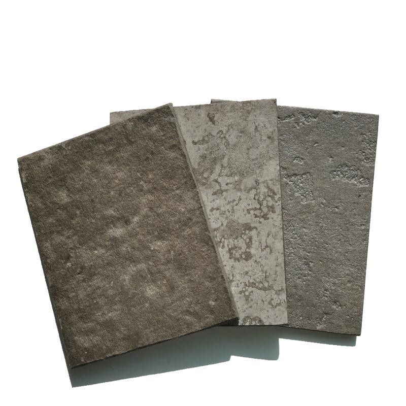 Plaques de ciment en fibre revêtement panneaux de revêtement extérieur gris bâtiment imperméable à l'eau Plaque de silicate de calcium Plaques de silicate de calcium